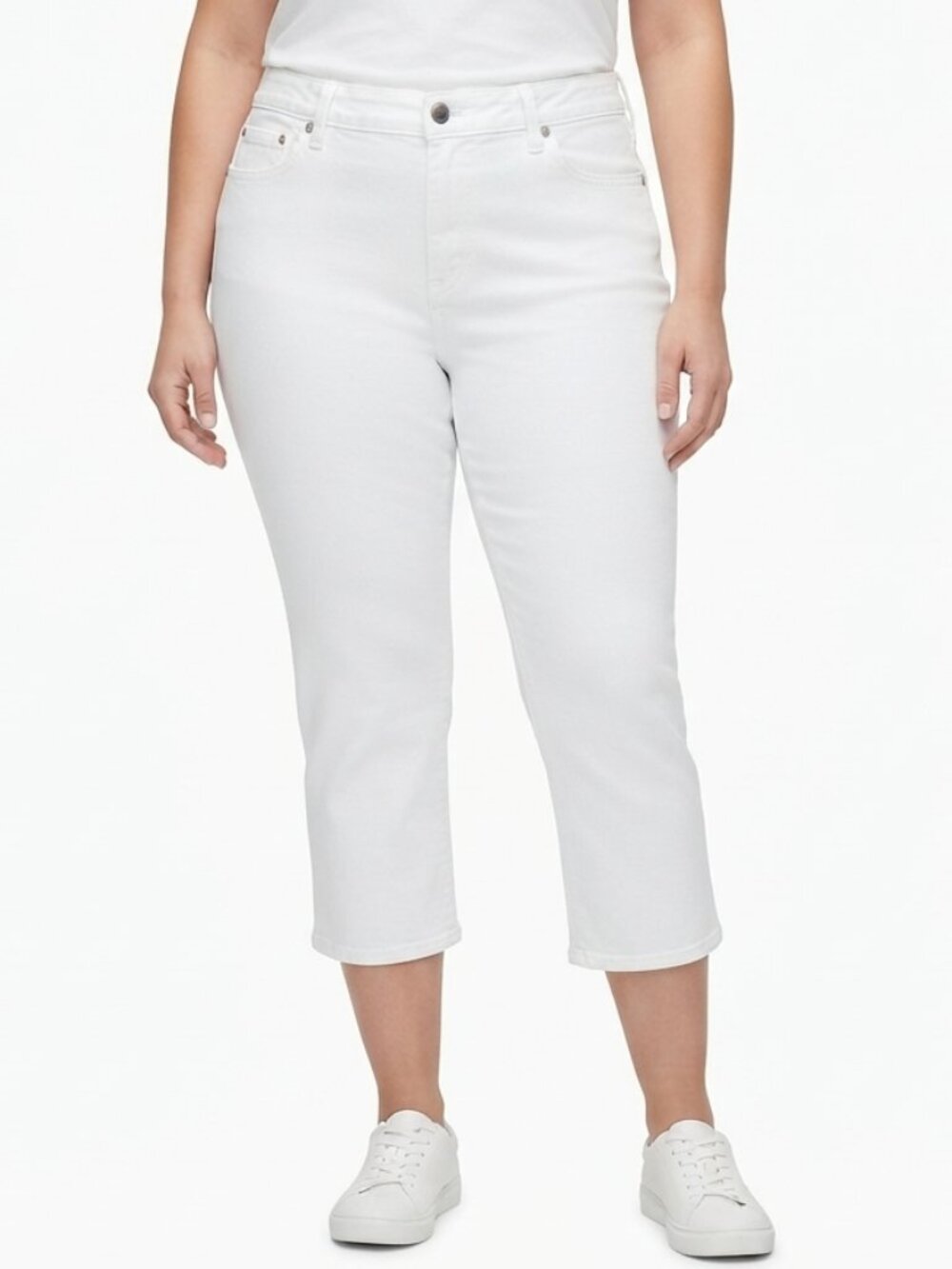 Calvin Klein Jeans White Denim Capri Pants- Sz. 14